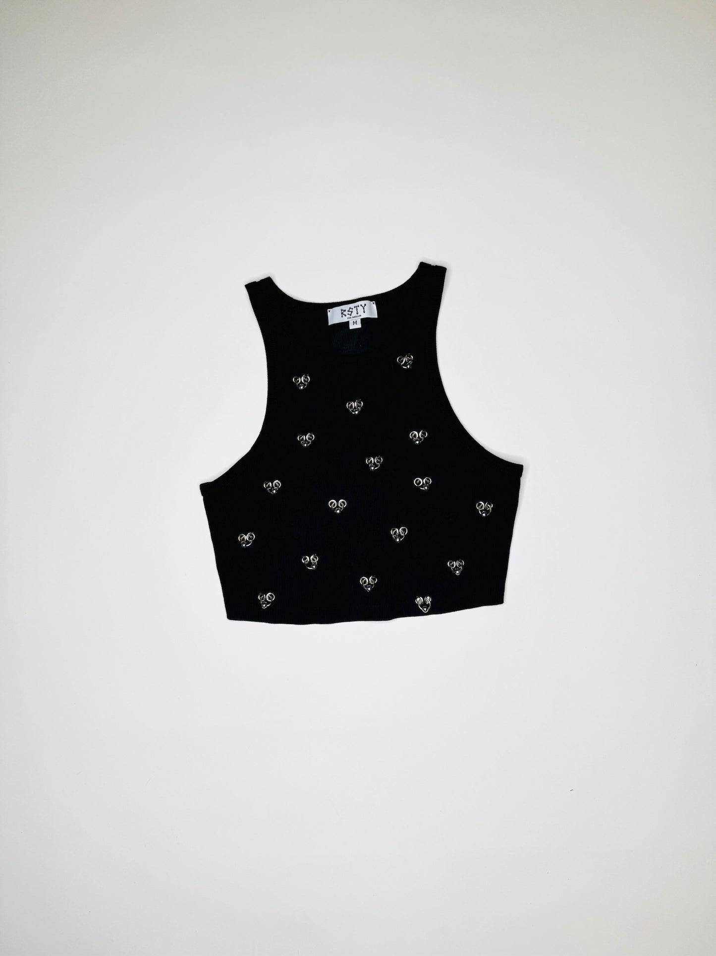 Black Cropped Tank