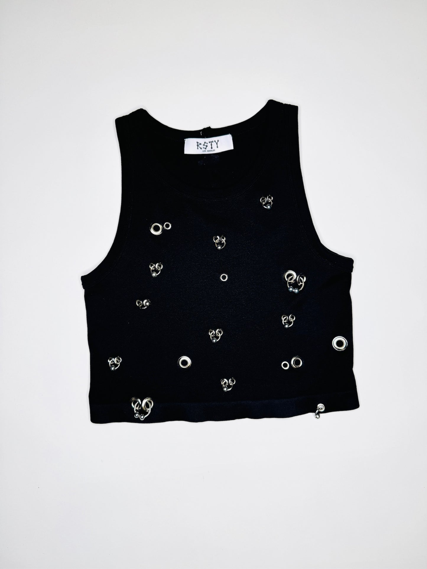 Black Cropped Tank