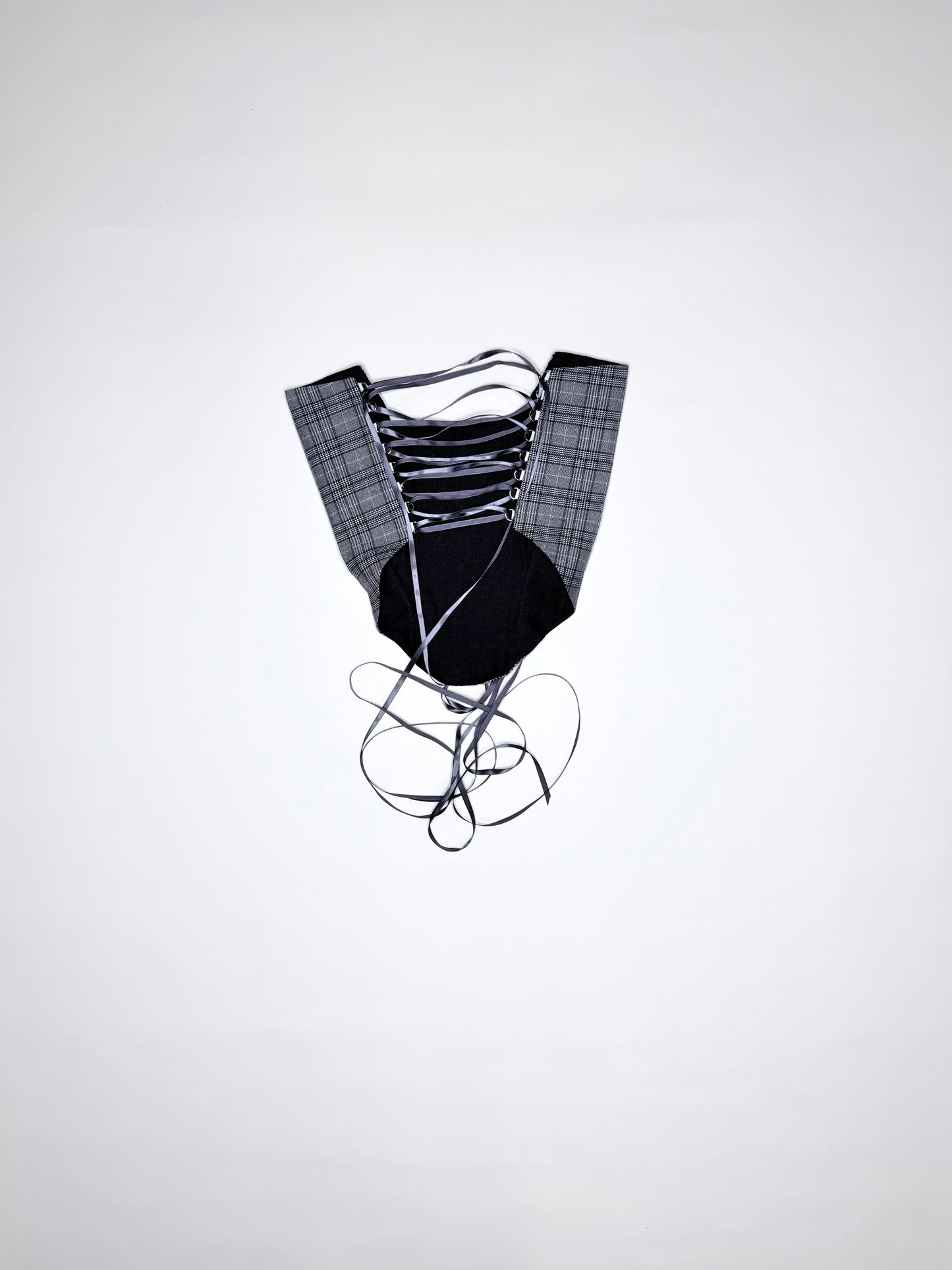 Split Grey Plaid