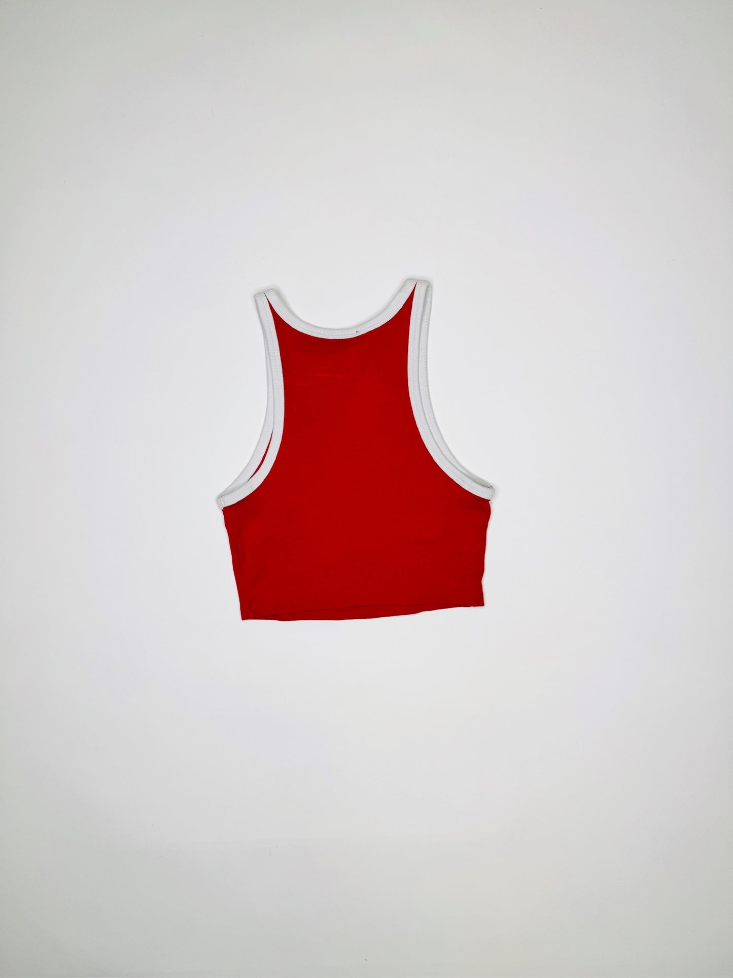 Red Pierced Tank