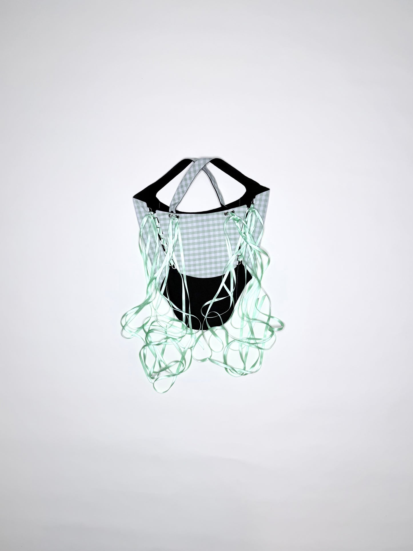 Strap Green Gingham