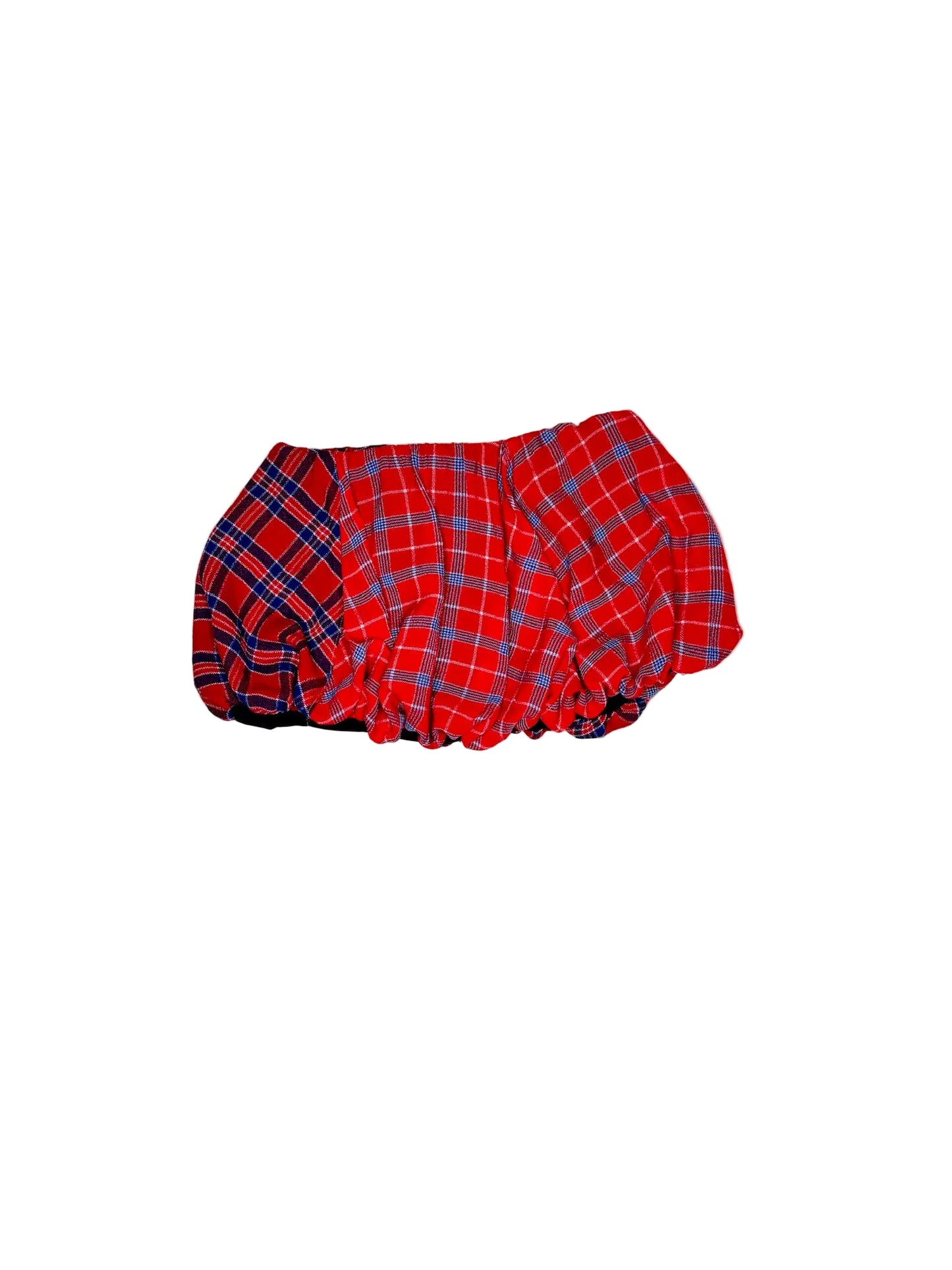 Split Plaid Bubble