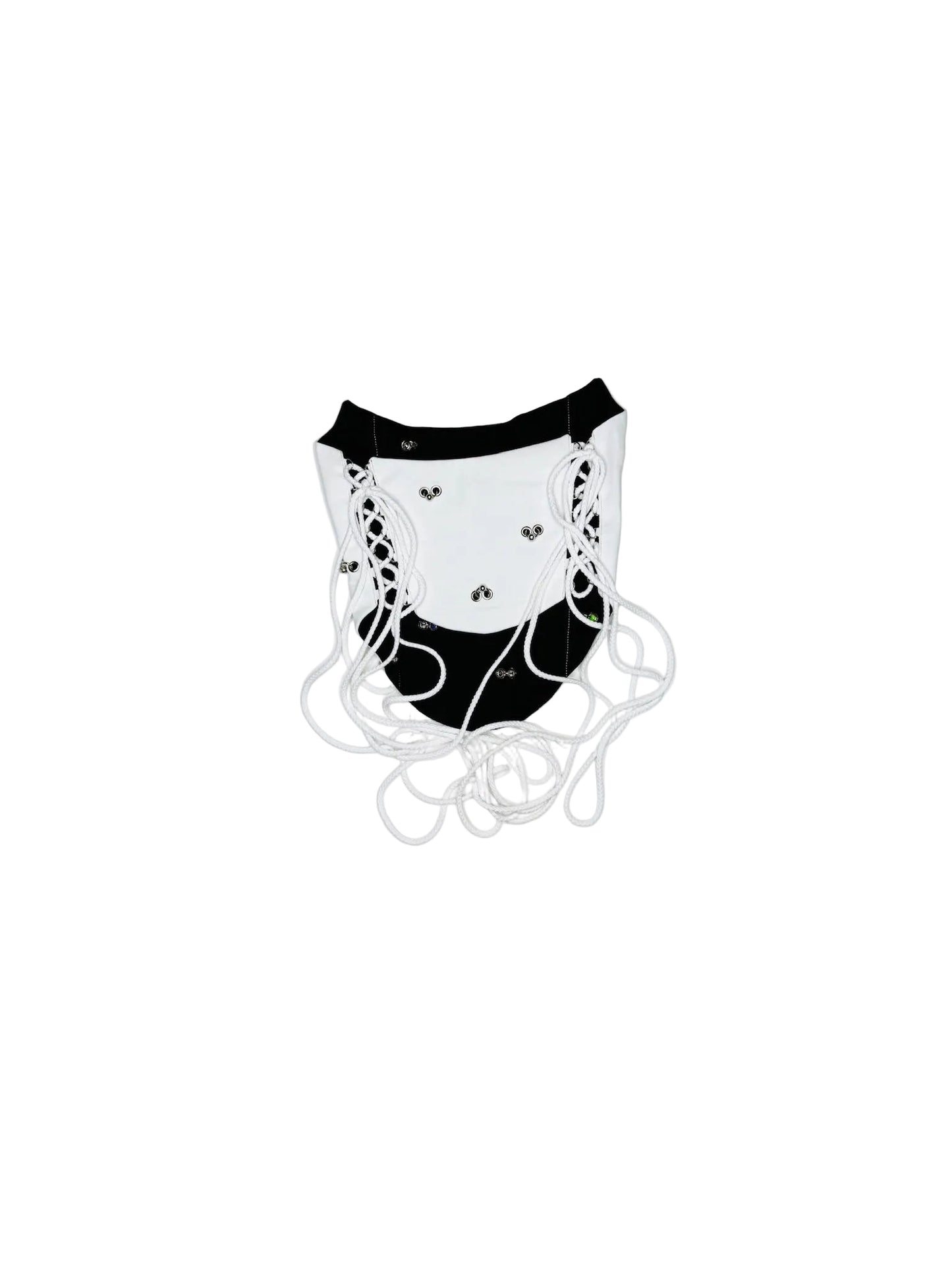 White Denim Pierced