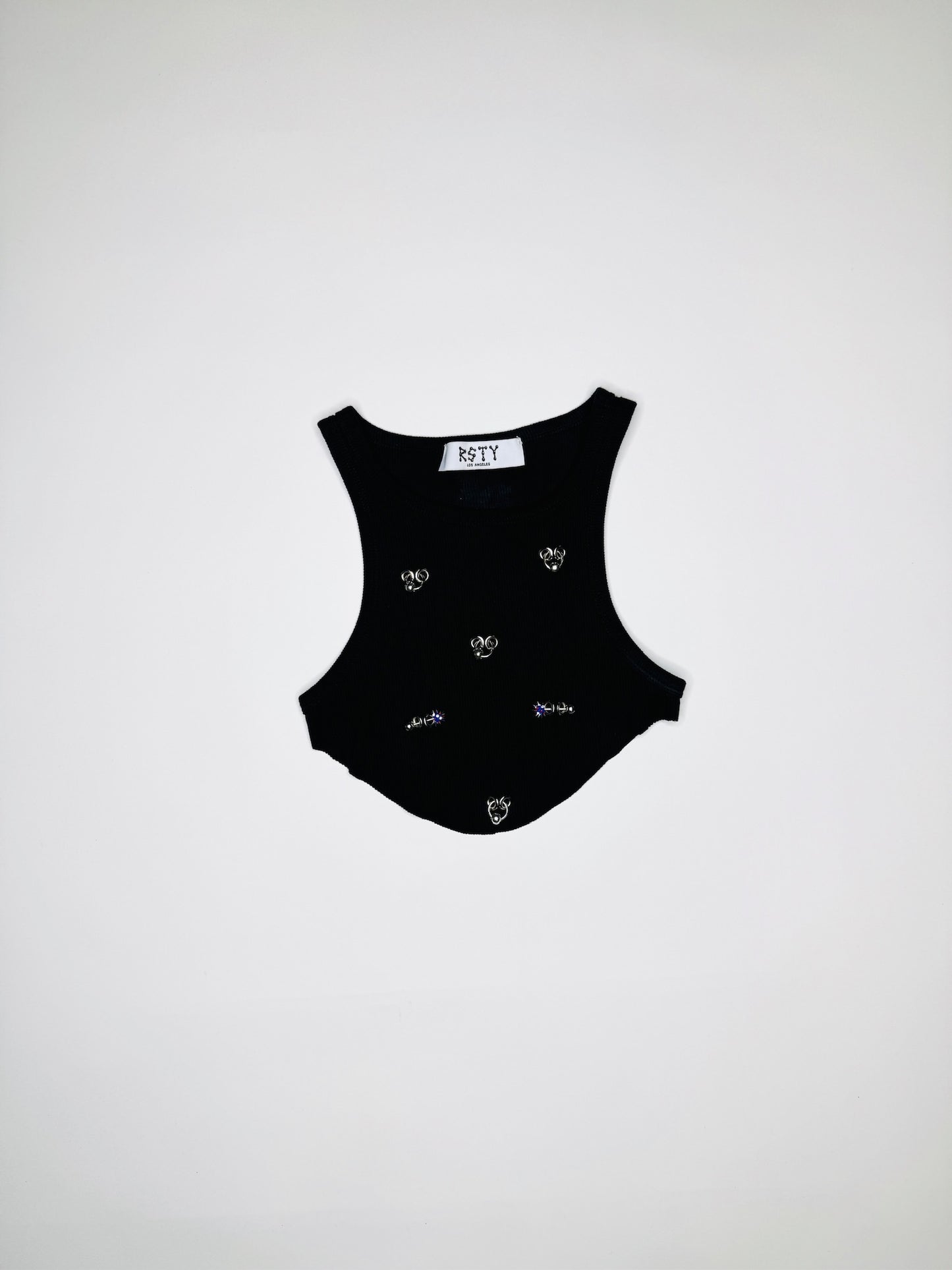 Black Cropped Tank