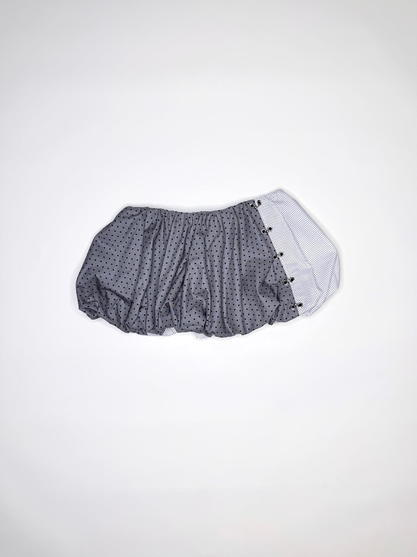 Grey Polka Dot Skirt