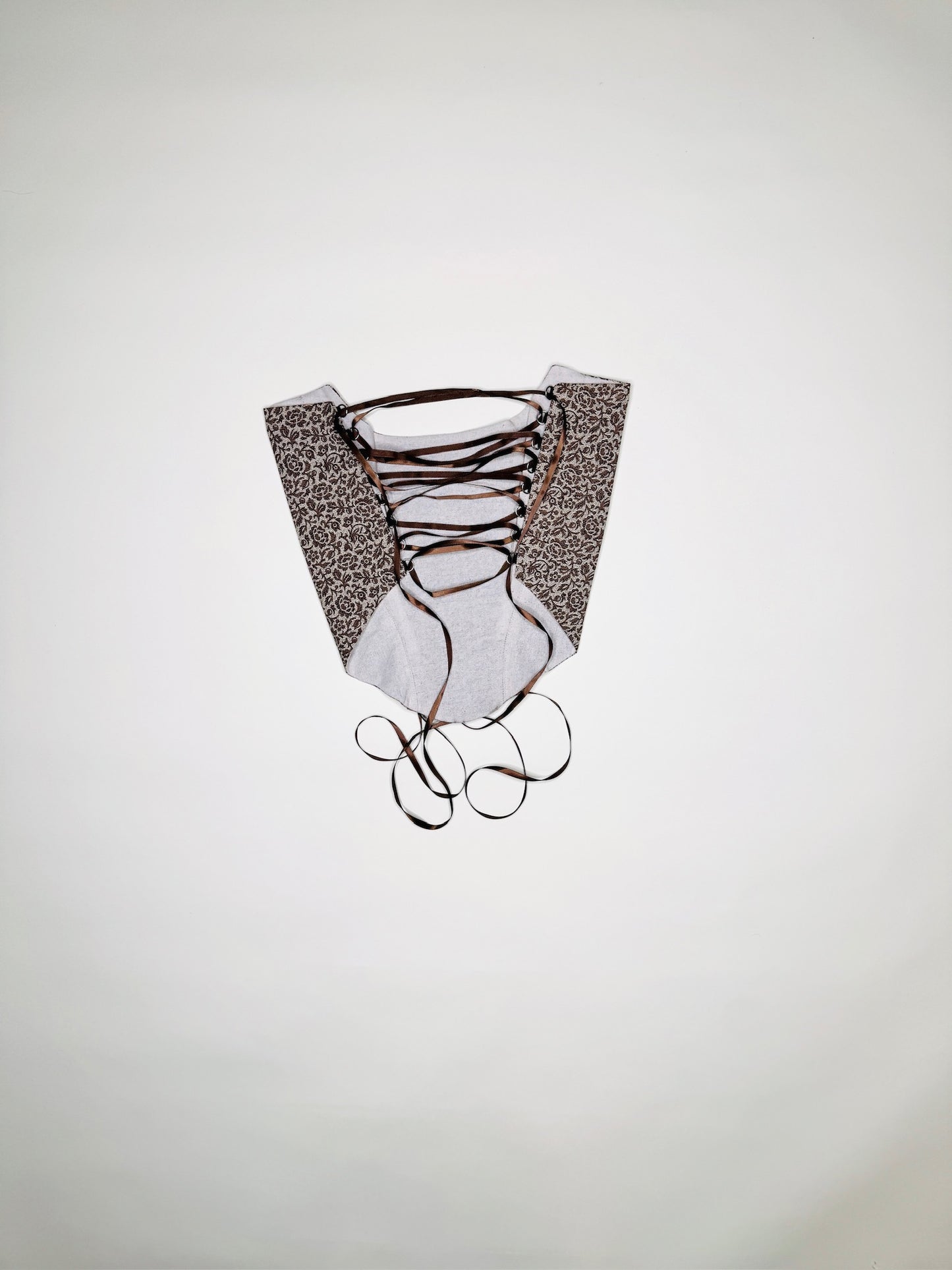 Brown Floral Paisley