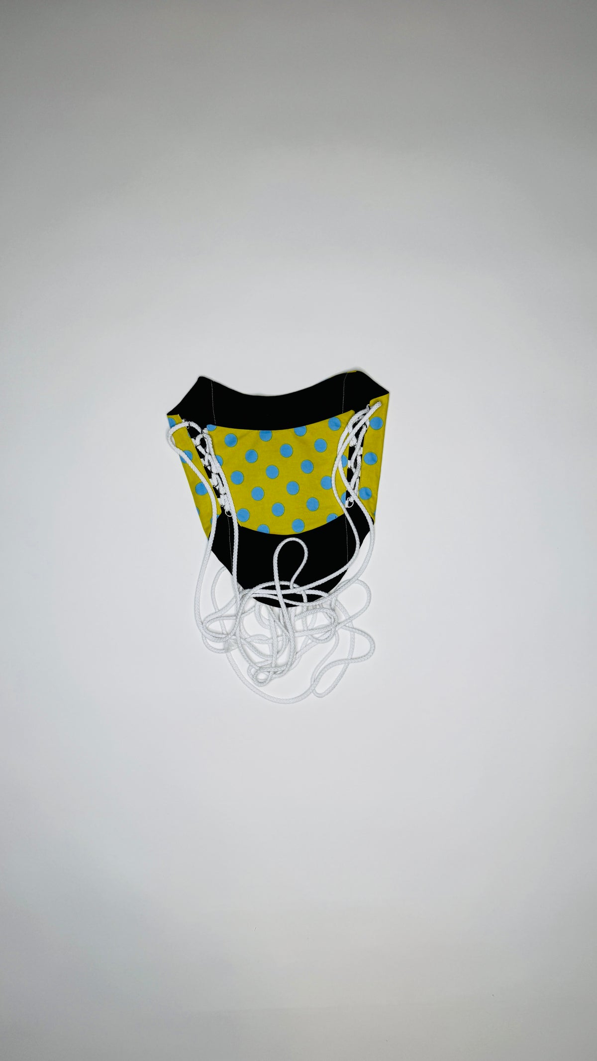 Yellow and Blue Polka Dot