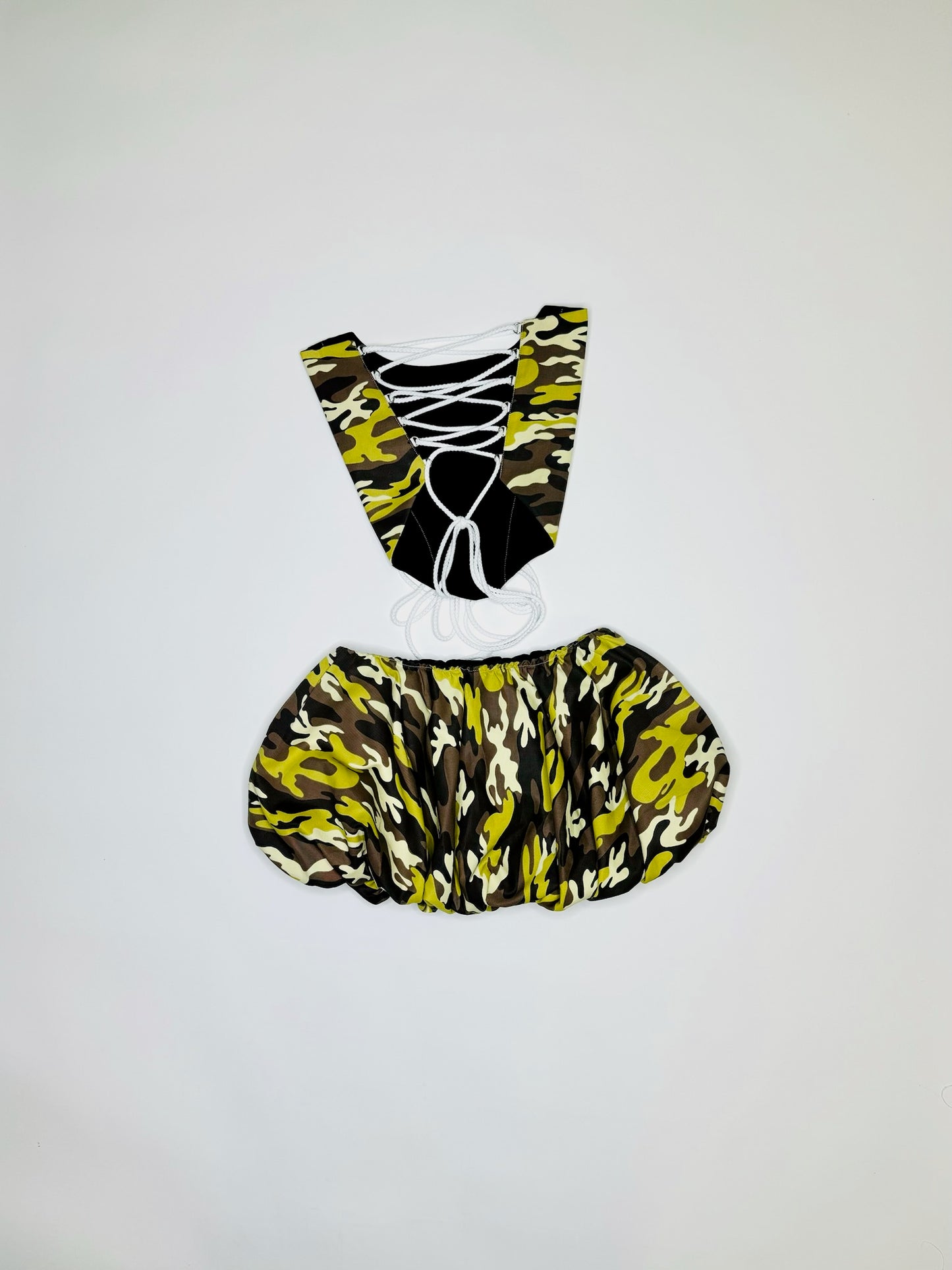 Lime Camo Bubble Set