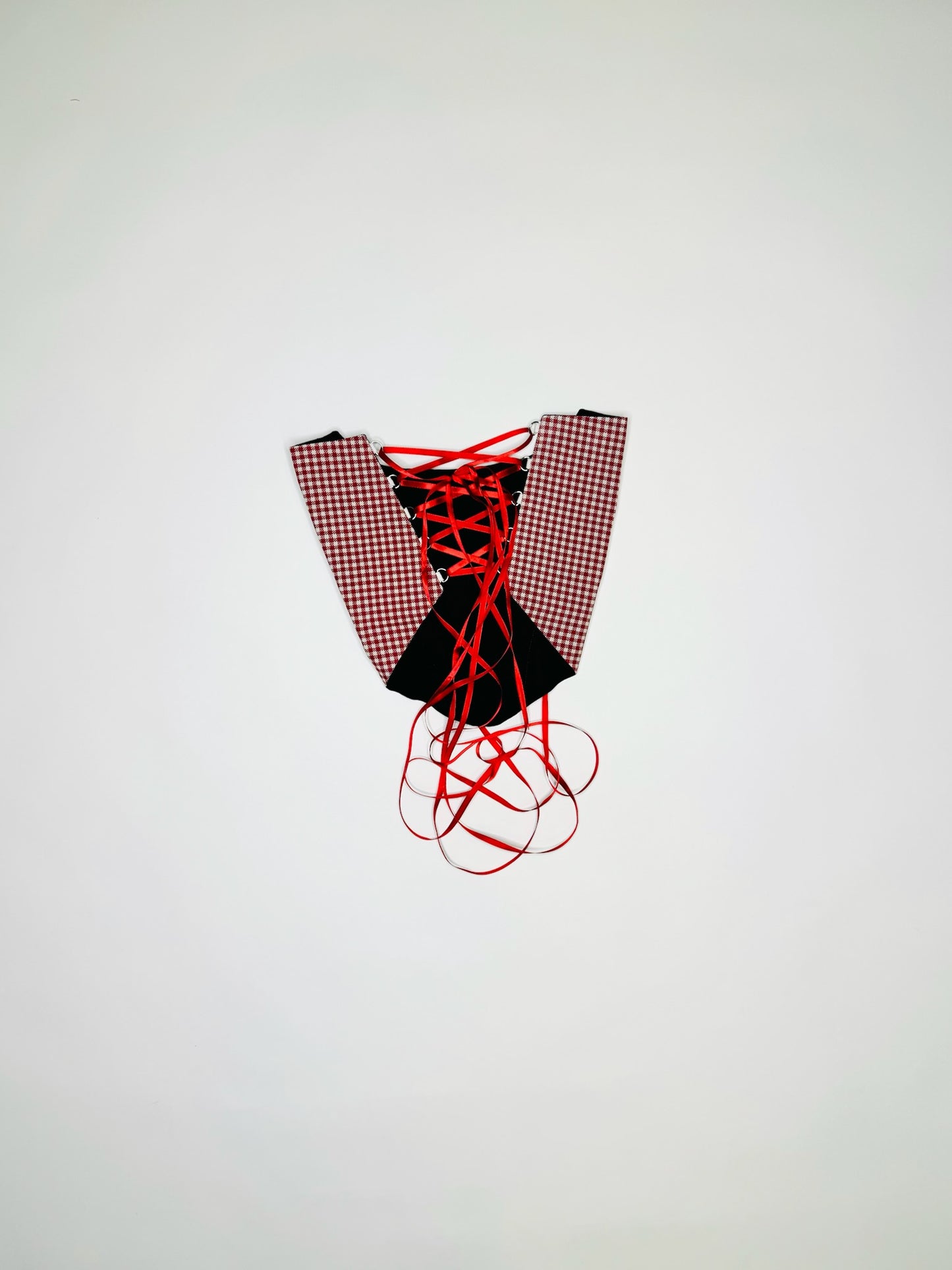 Red Gingham Suki Corset