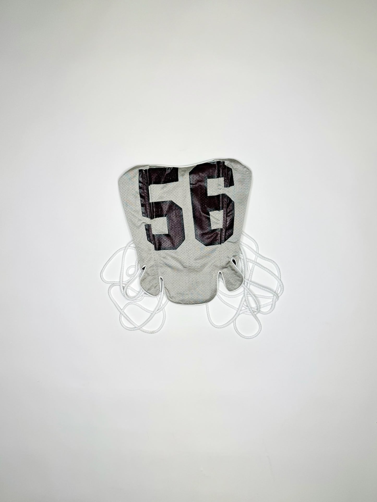 Grey Jersey Scalloped