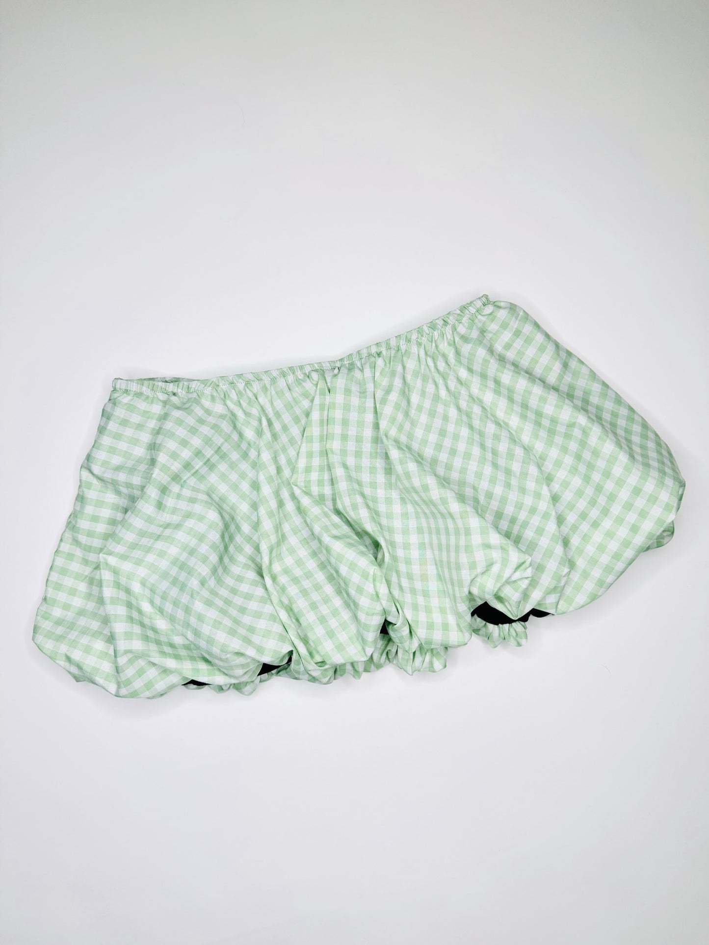 Light Green Gingham Bubble