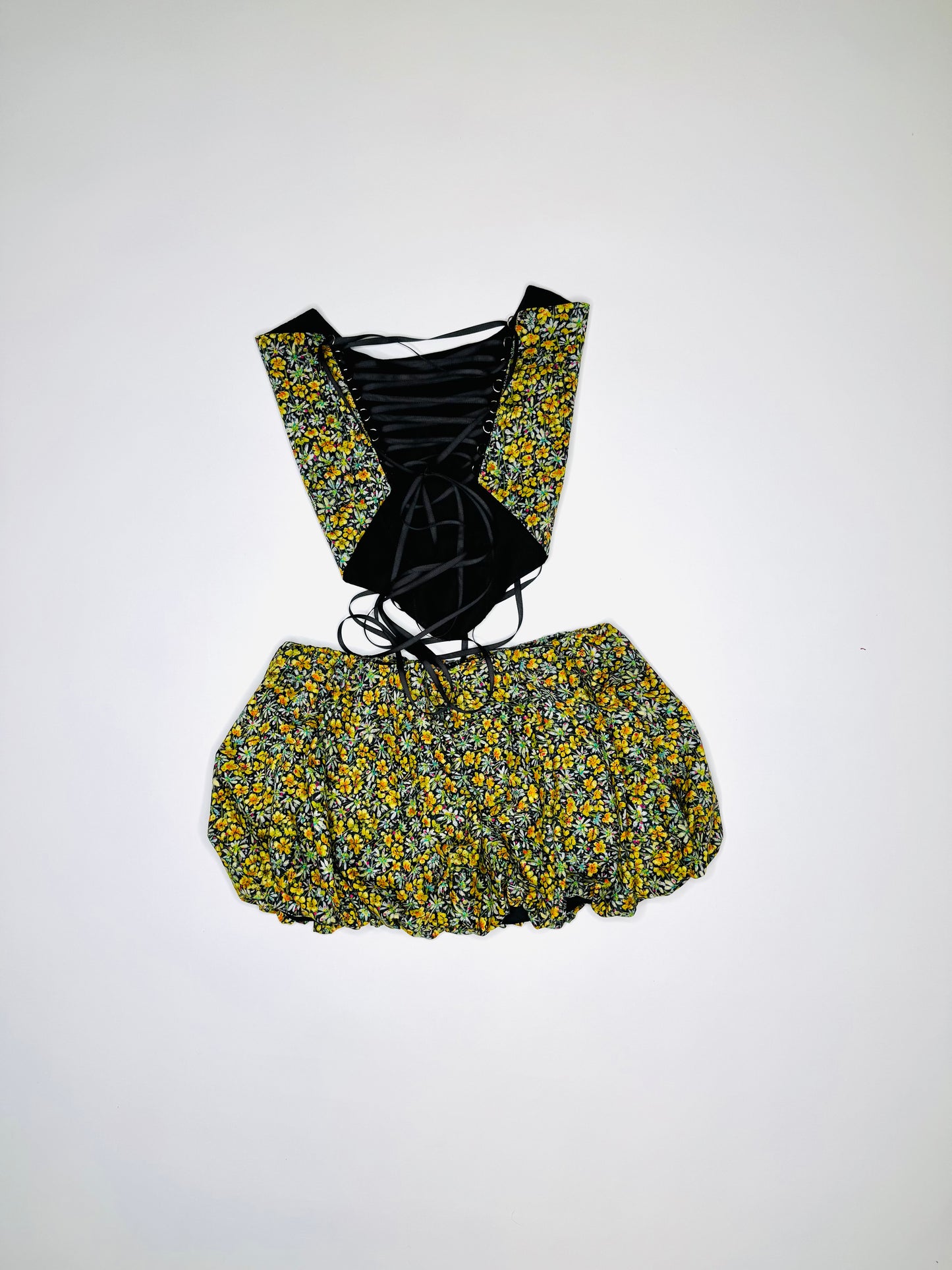 Silk Floral Bubble Set