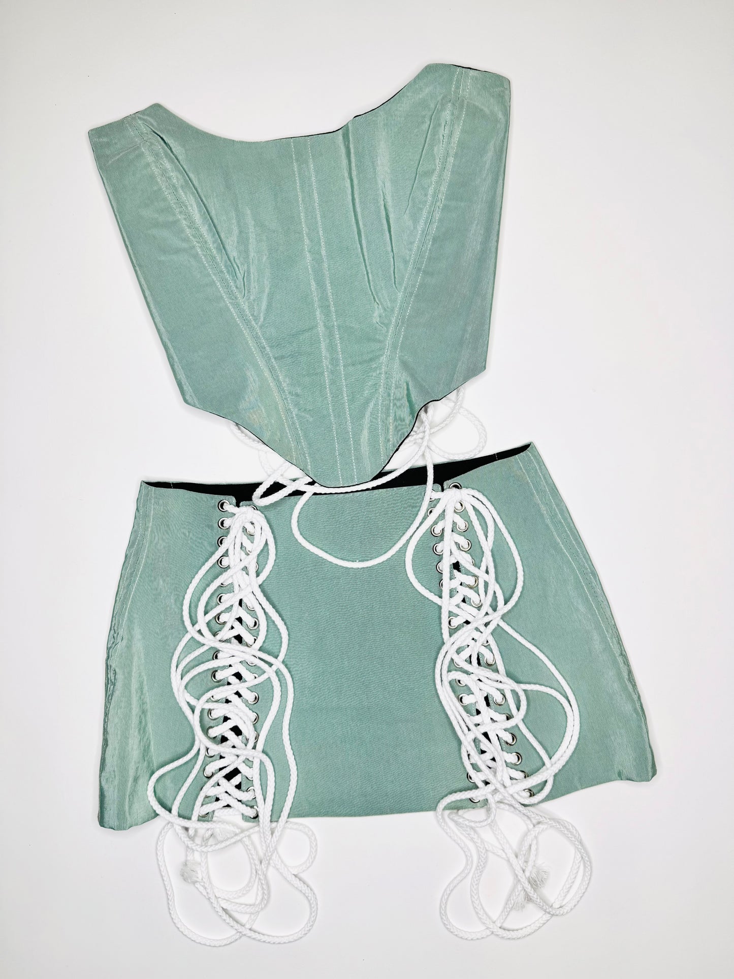 Green Wood Grain Set