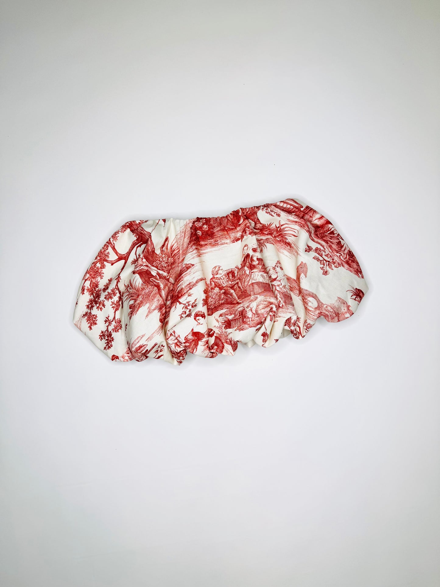 Red Toile Bubble