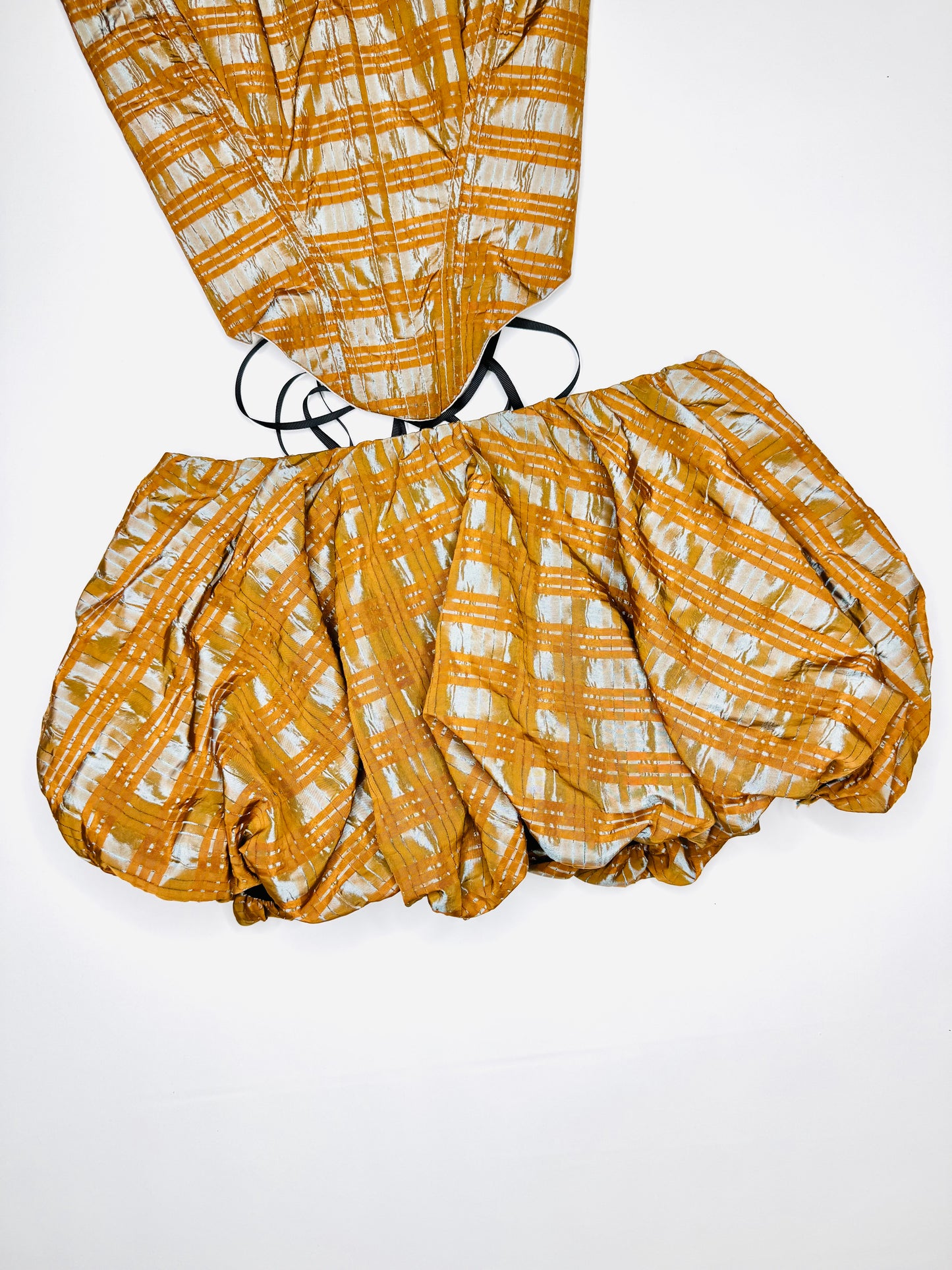 Textured Plaid Bubble Set