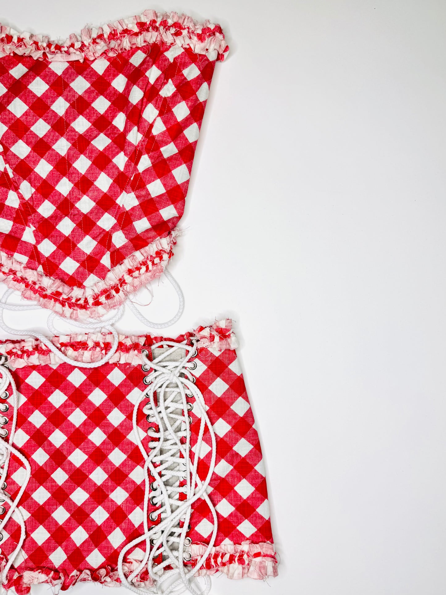 Red Buffalo Ruffle Set