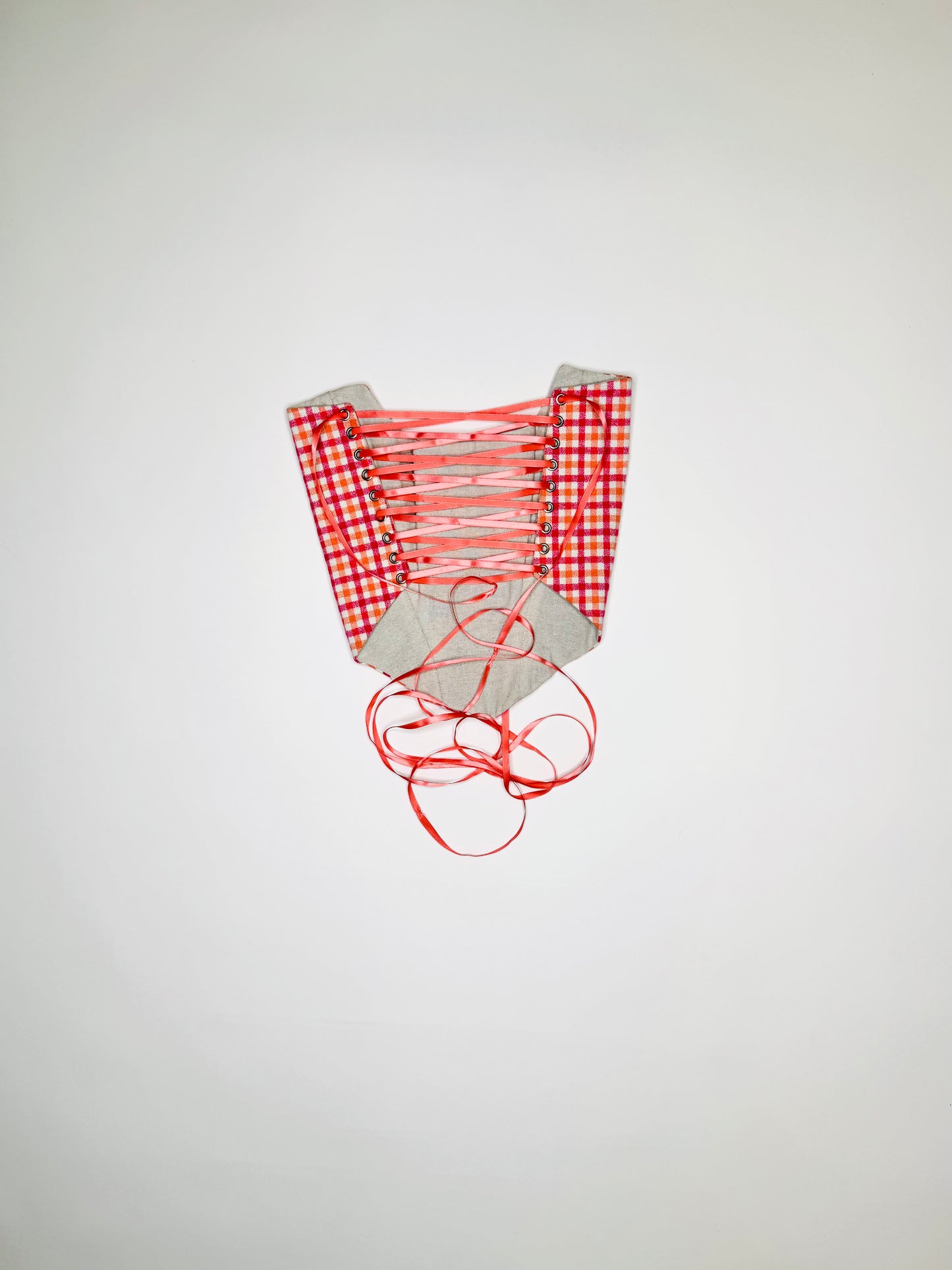 Pink Plaid Suki Corset