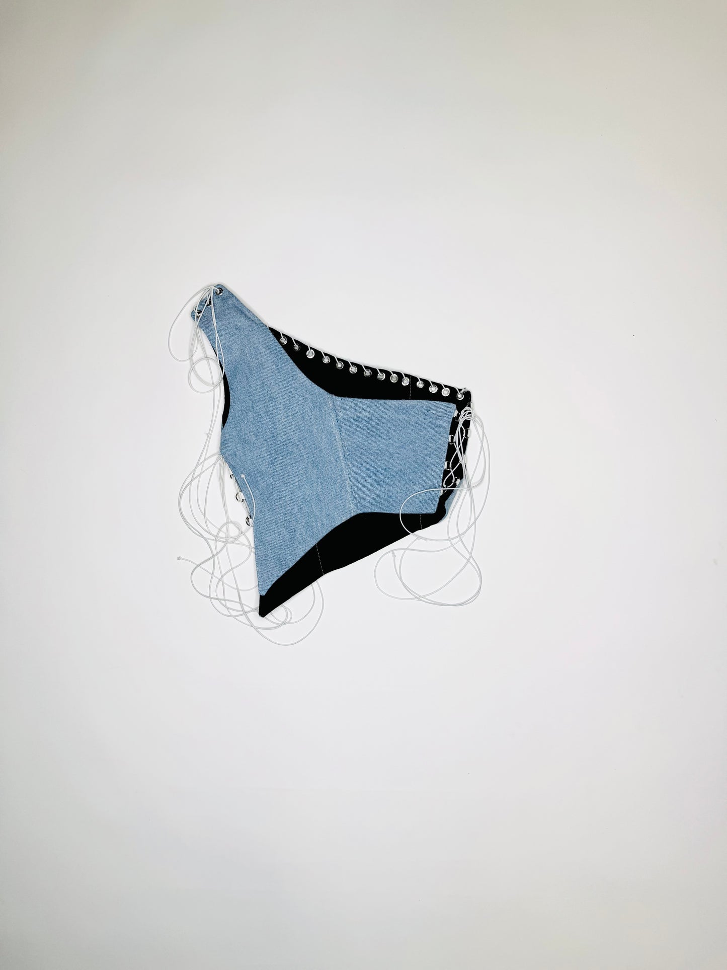 Blue Denim Wrap Ari Top