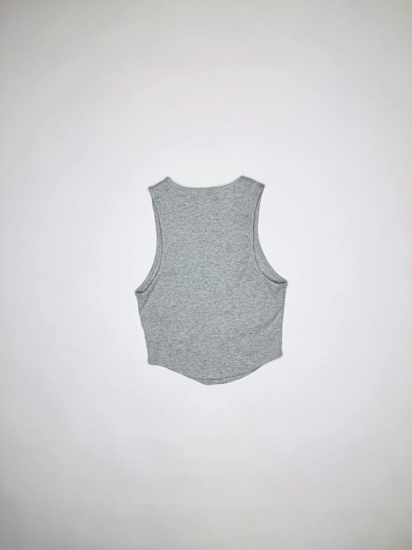 Grey Pierced Tank