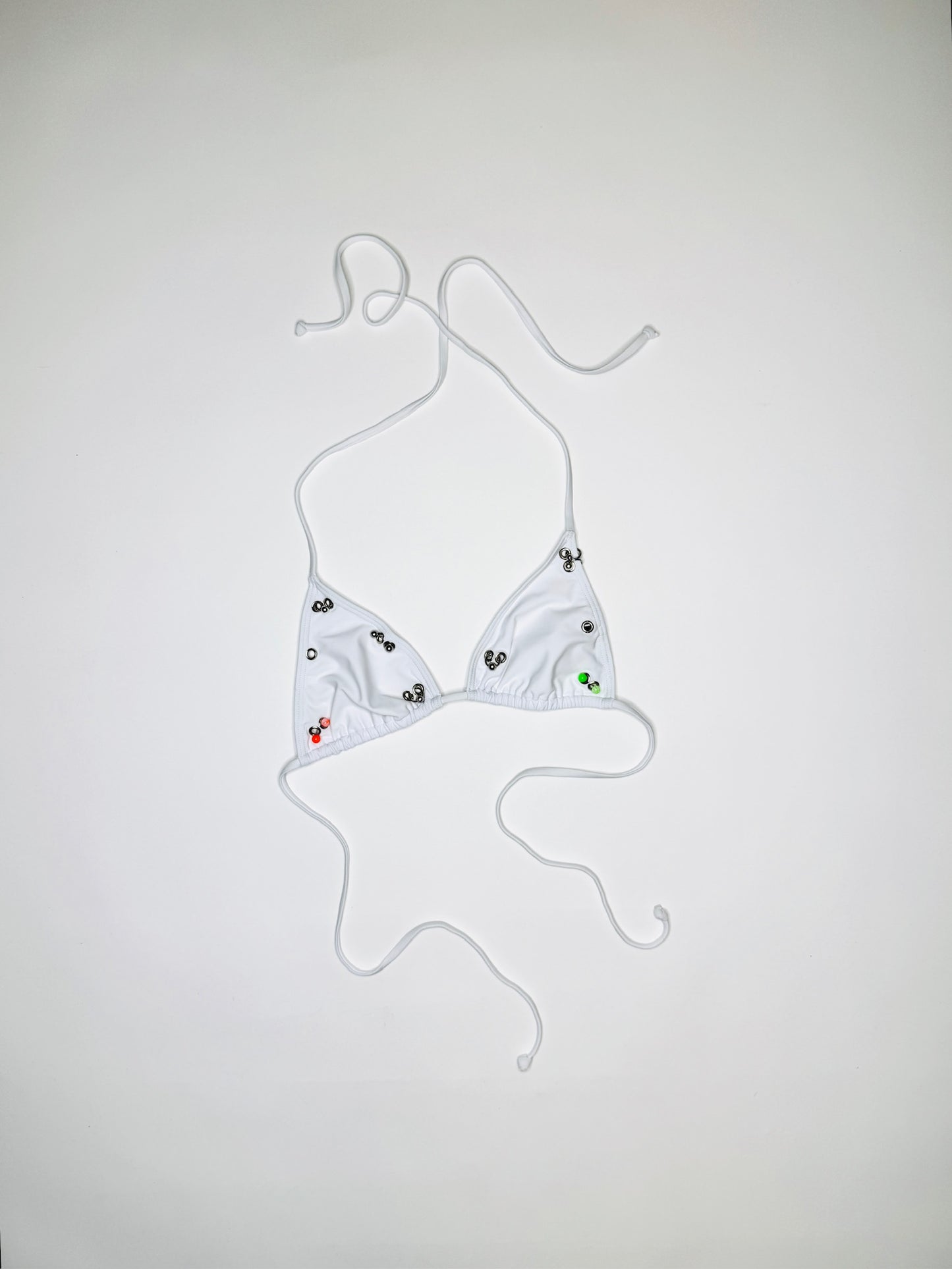 White Pierced Bikini