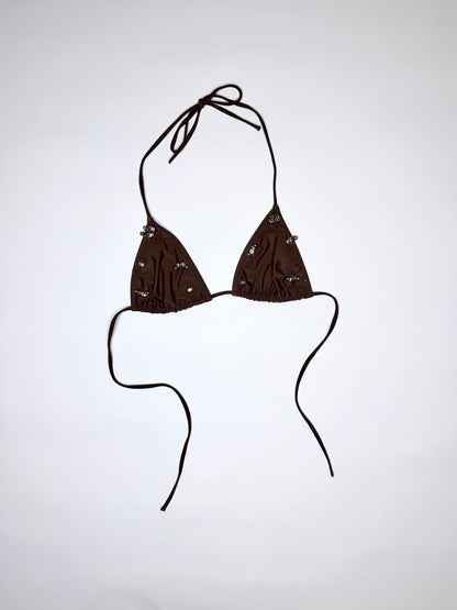 Brown Pierced Bikini