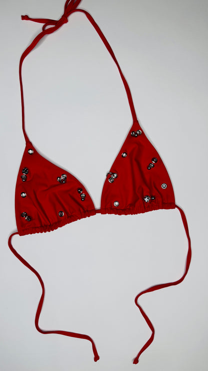 Red Pierced Bikini