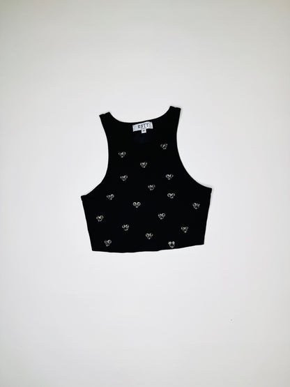 Black Cropped Tank