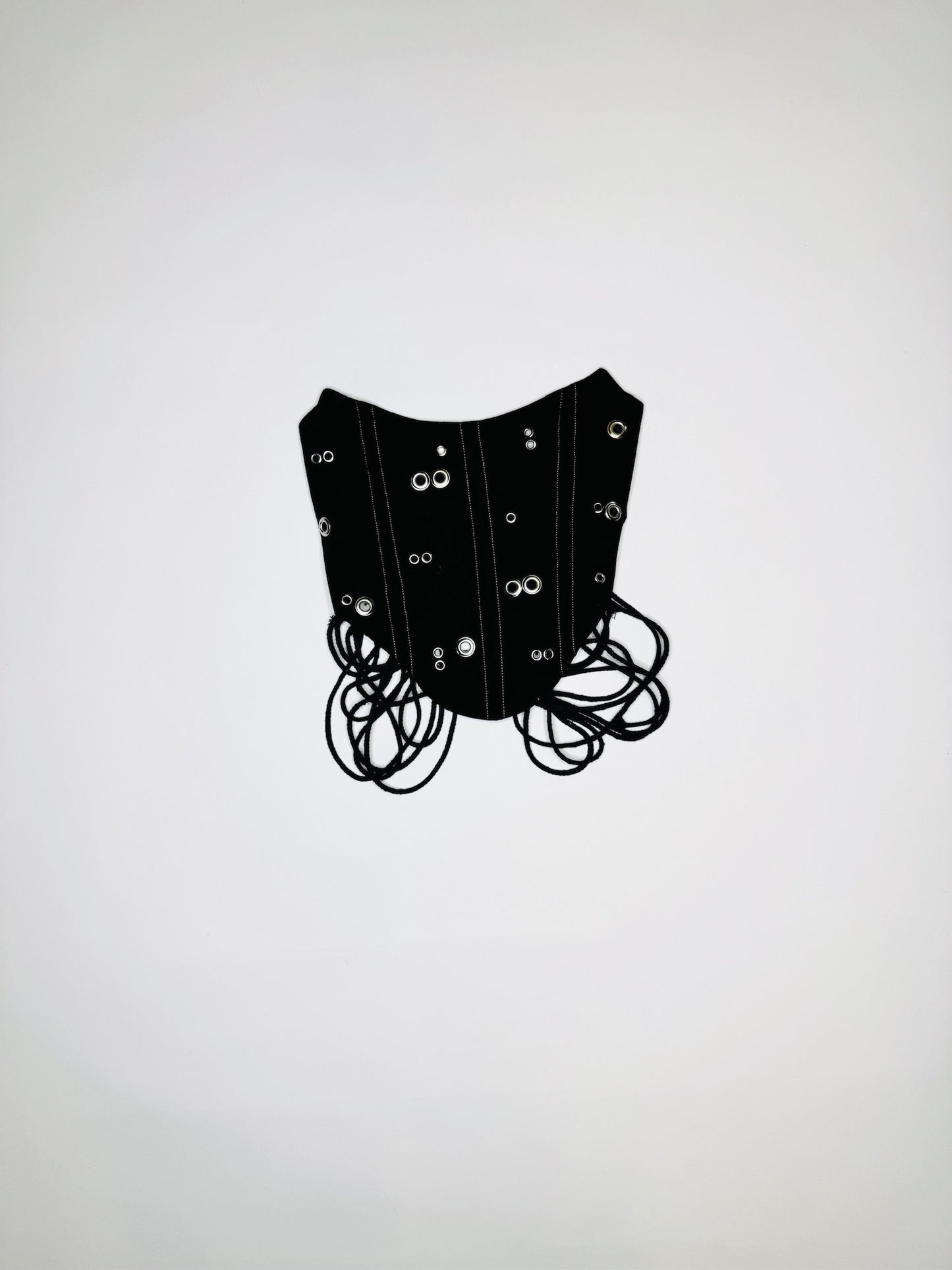 Black Denim Pierced