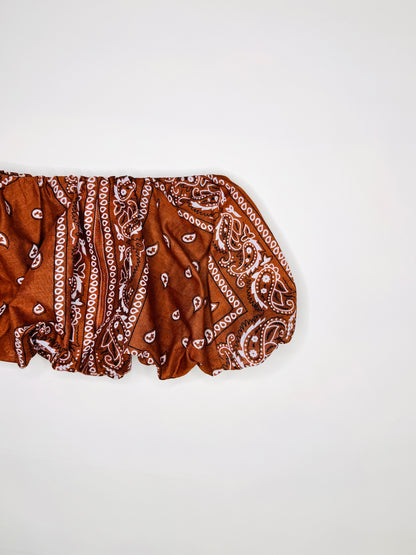 Brown Bandana Bubble