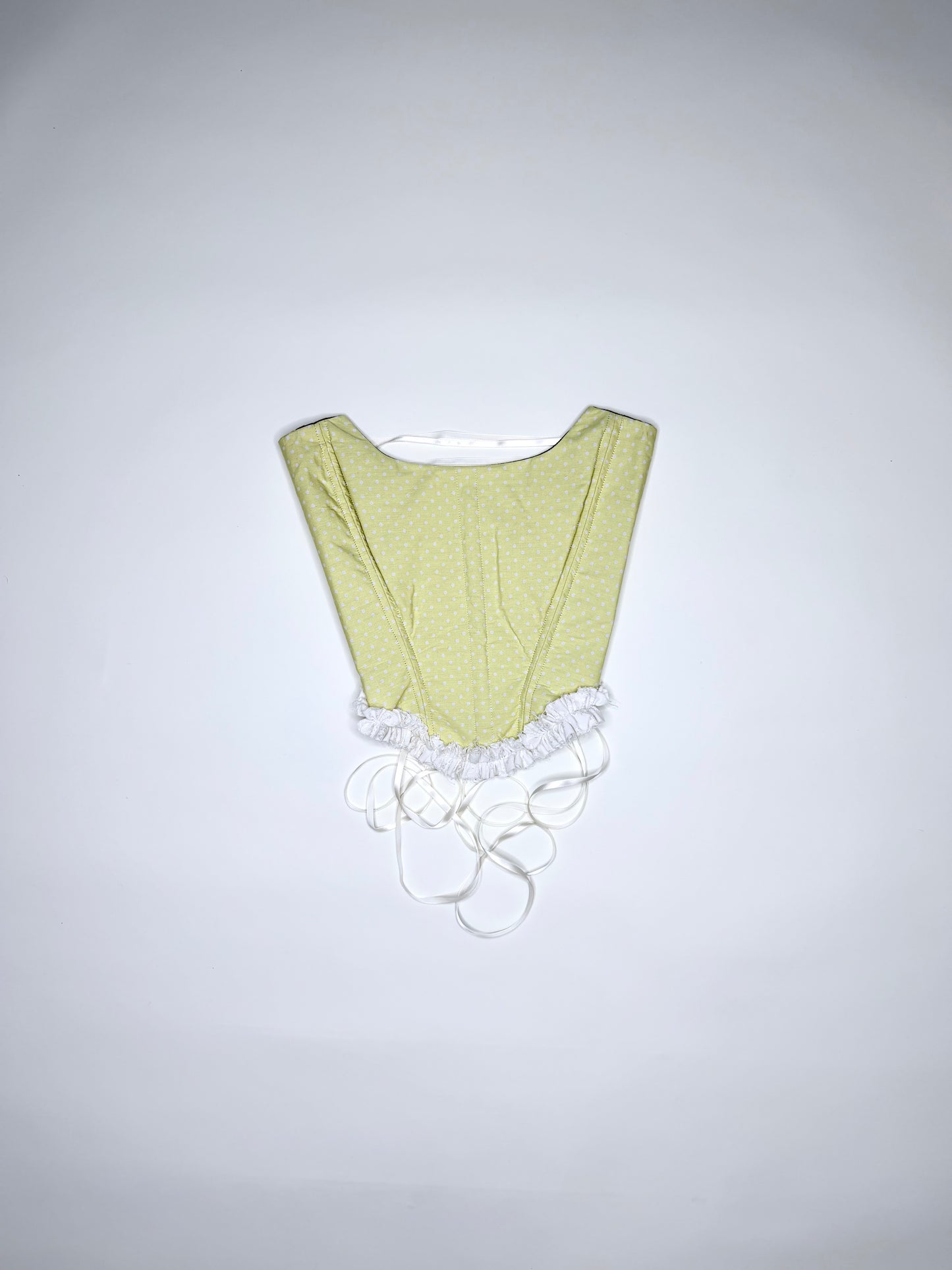 Yellow Polka Dot Corset