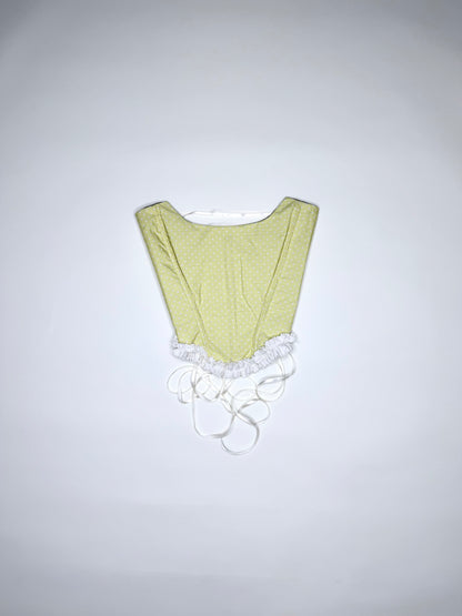 Yellow Polka Dot Corset