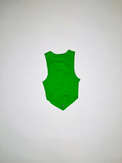 Green Pierced Tank