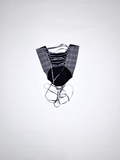 Split Grey Plaid