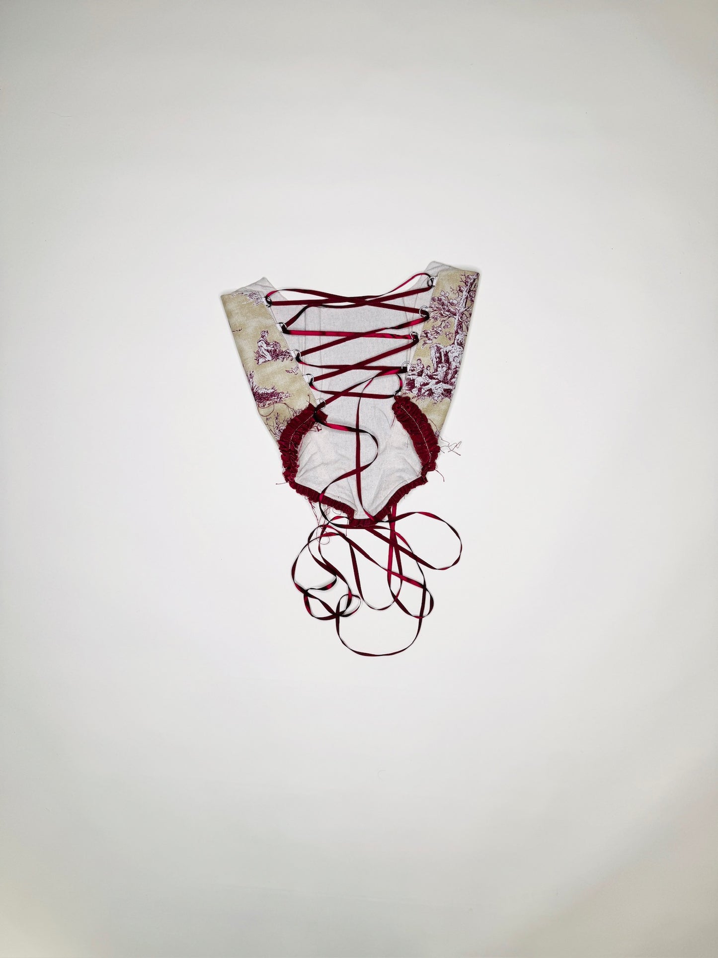 Burgundy Toile Suki