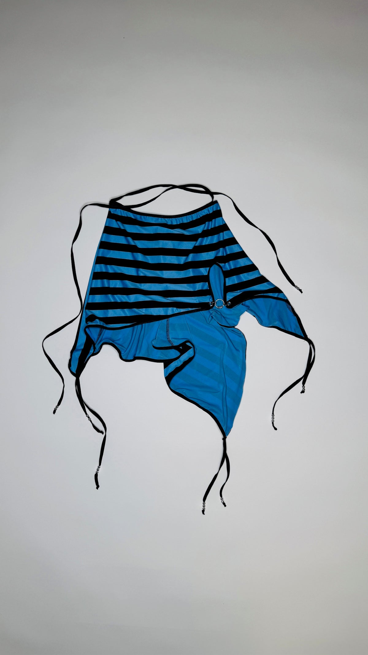 Blue and Black Striped Dolly