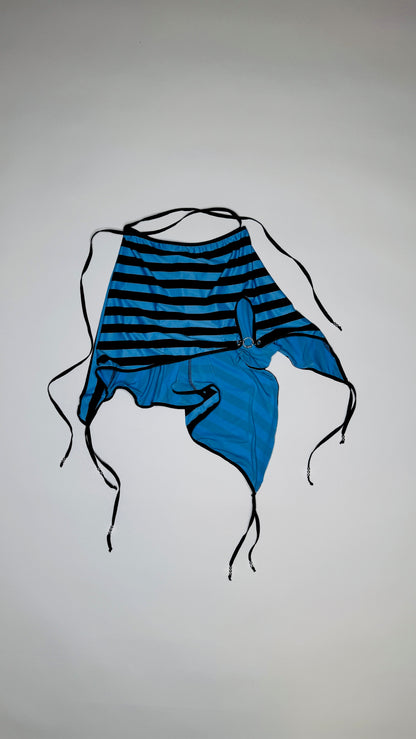 Blue and Black Striped Dolly