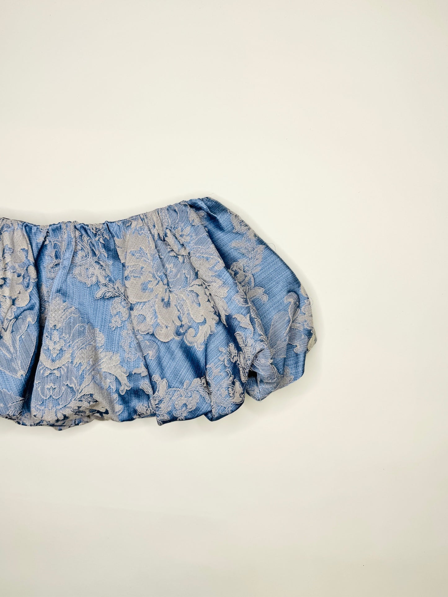 Blue Jacquard Bubble