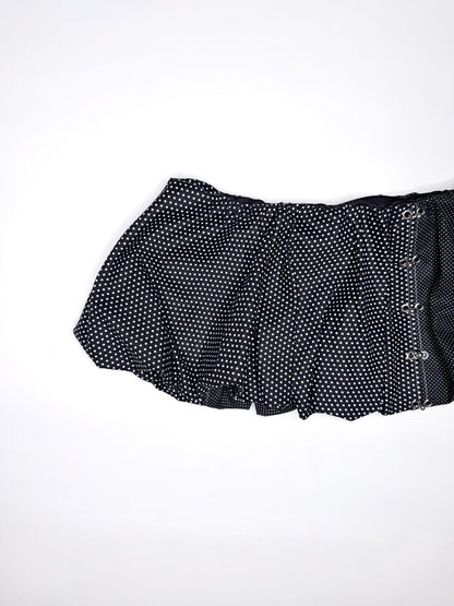 Split Polka Dot Skirt