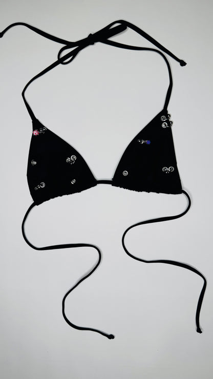 Black Pierced Bikini