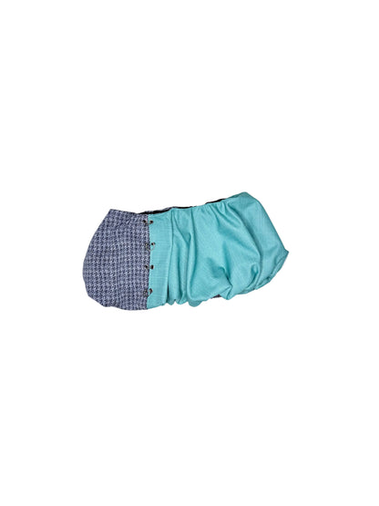 Split Plaid Bubble