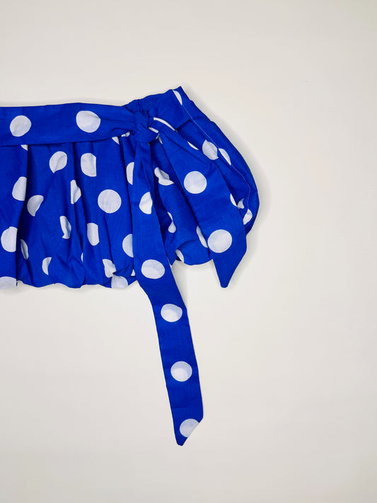 Blue Polka Dot Bubble