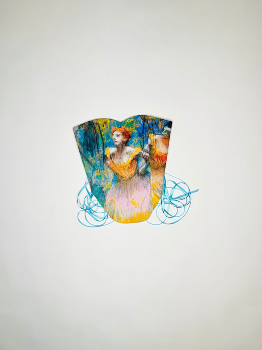 Degas Blue/Orange Corset