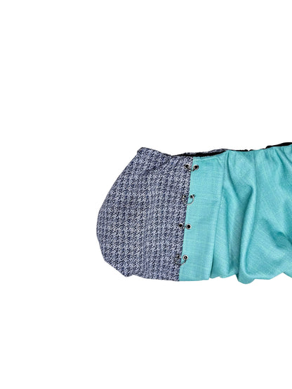 Split Plaid Bubble