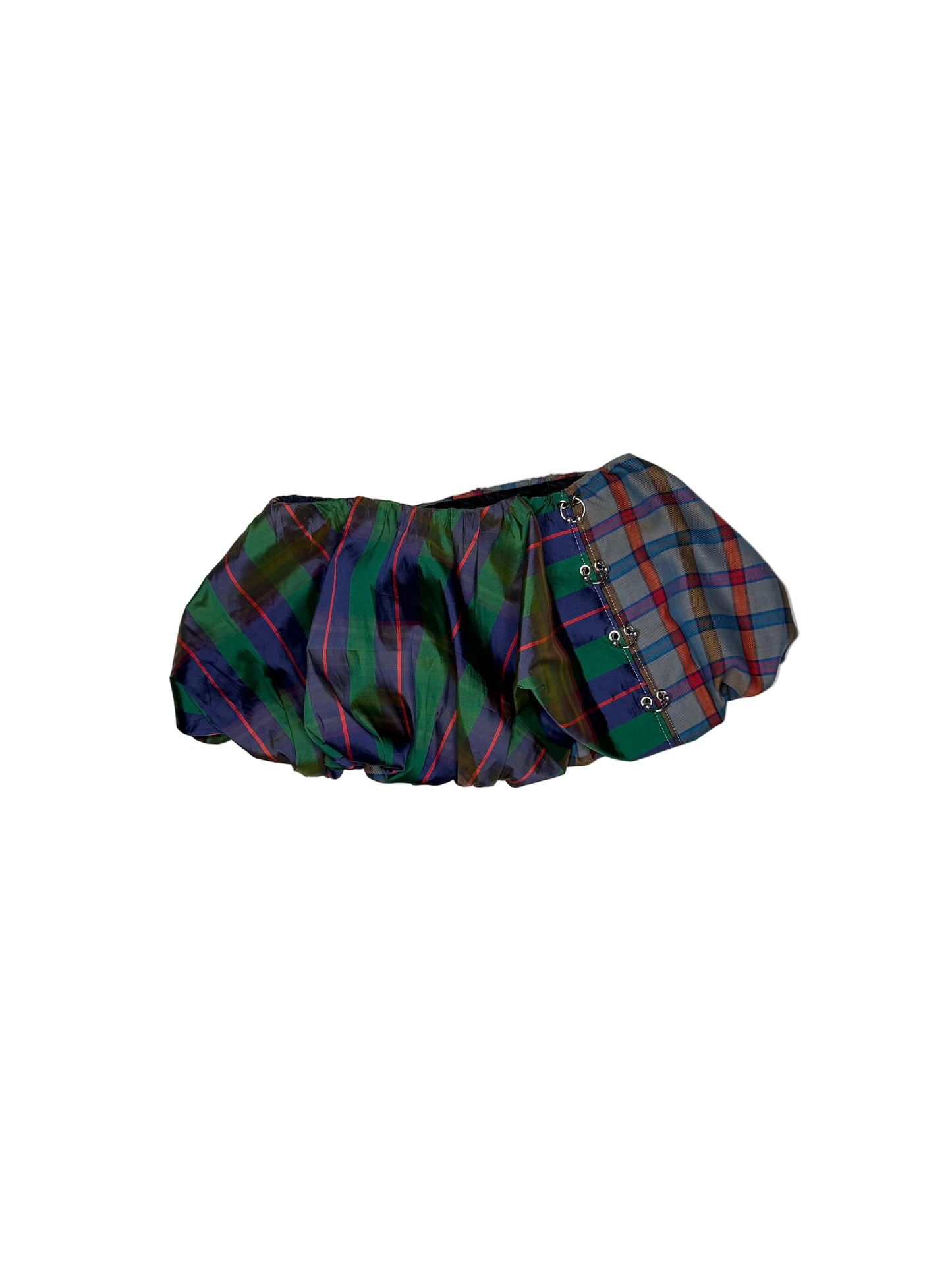 Split Pierced Plaid