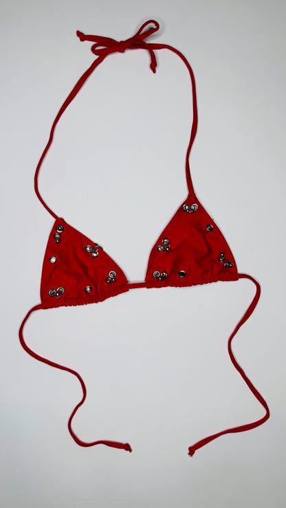 Red Pierced Bikini