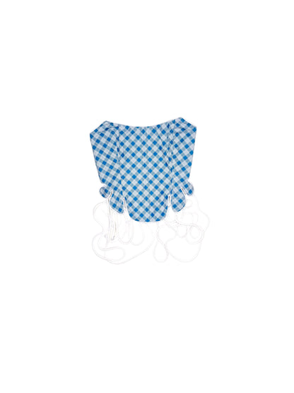 Plaid Scalloped