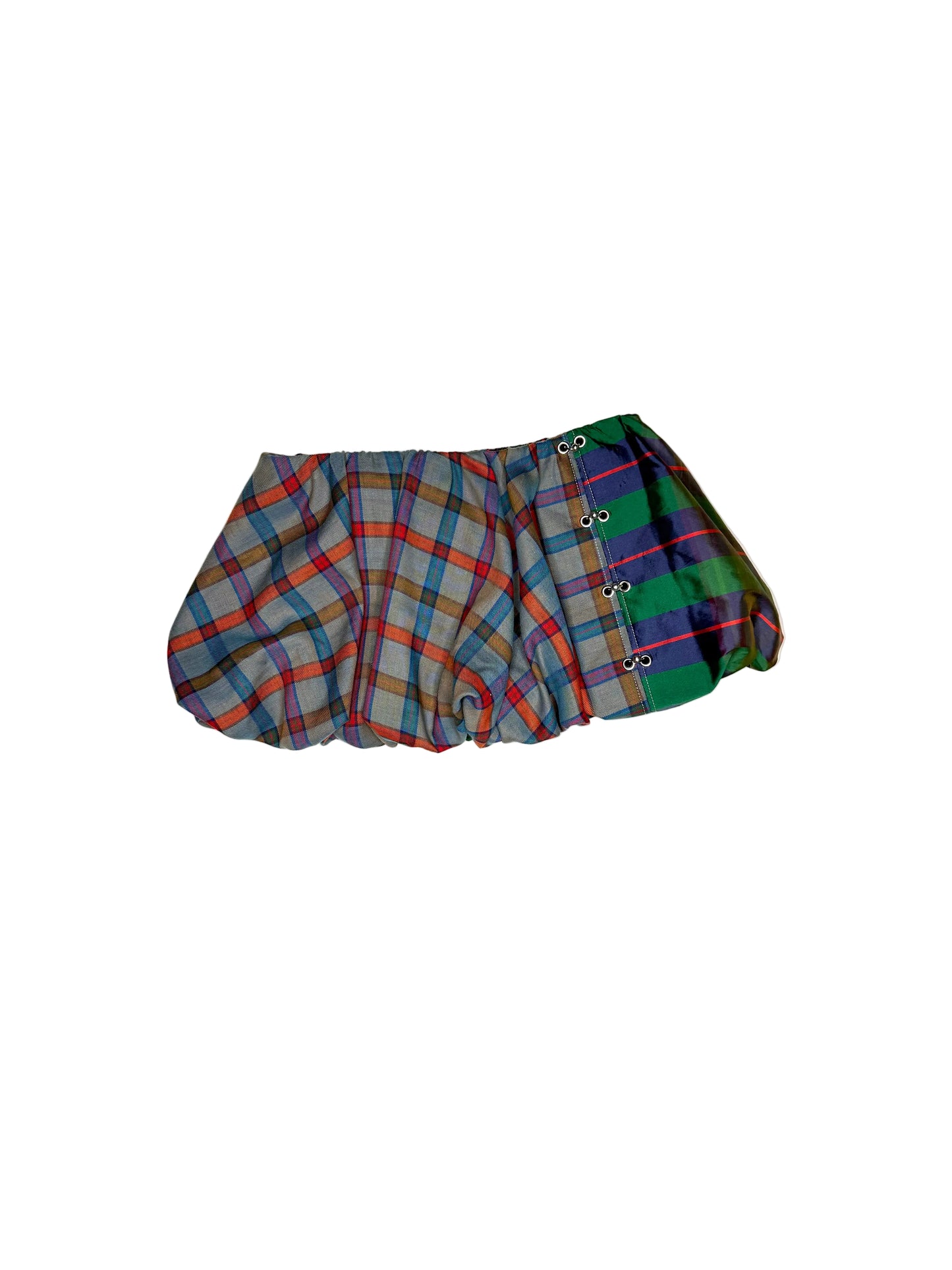 Split Pierced Plaid