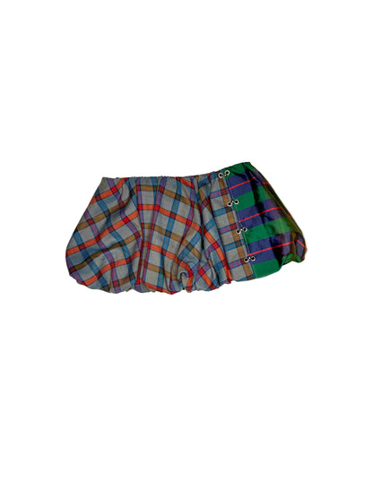 Split Pierced Plaid