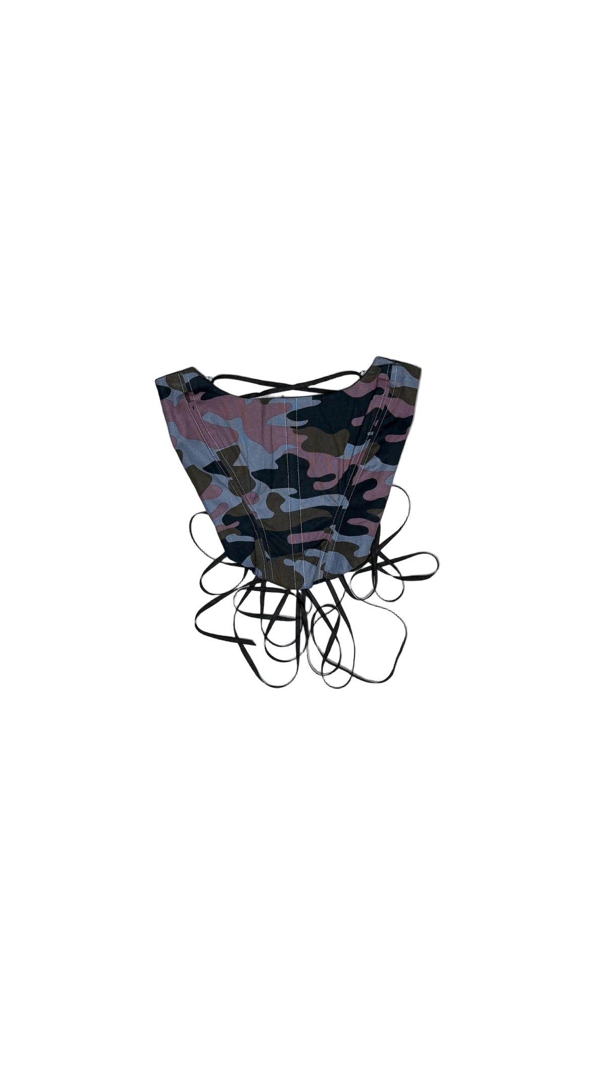 Mauve Camo corset