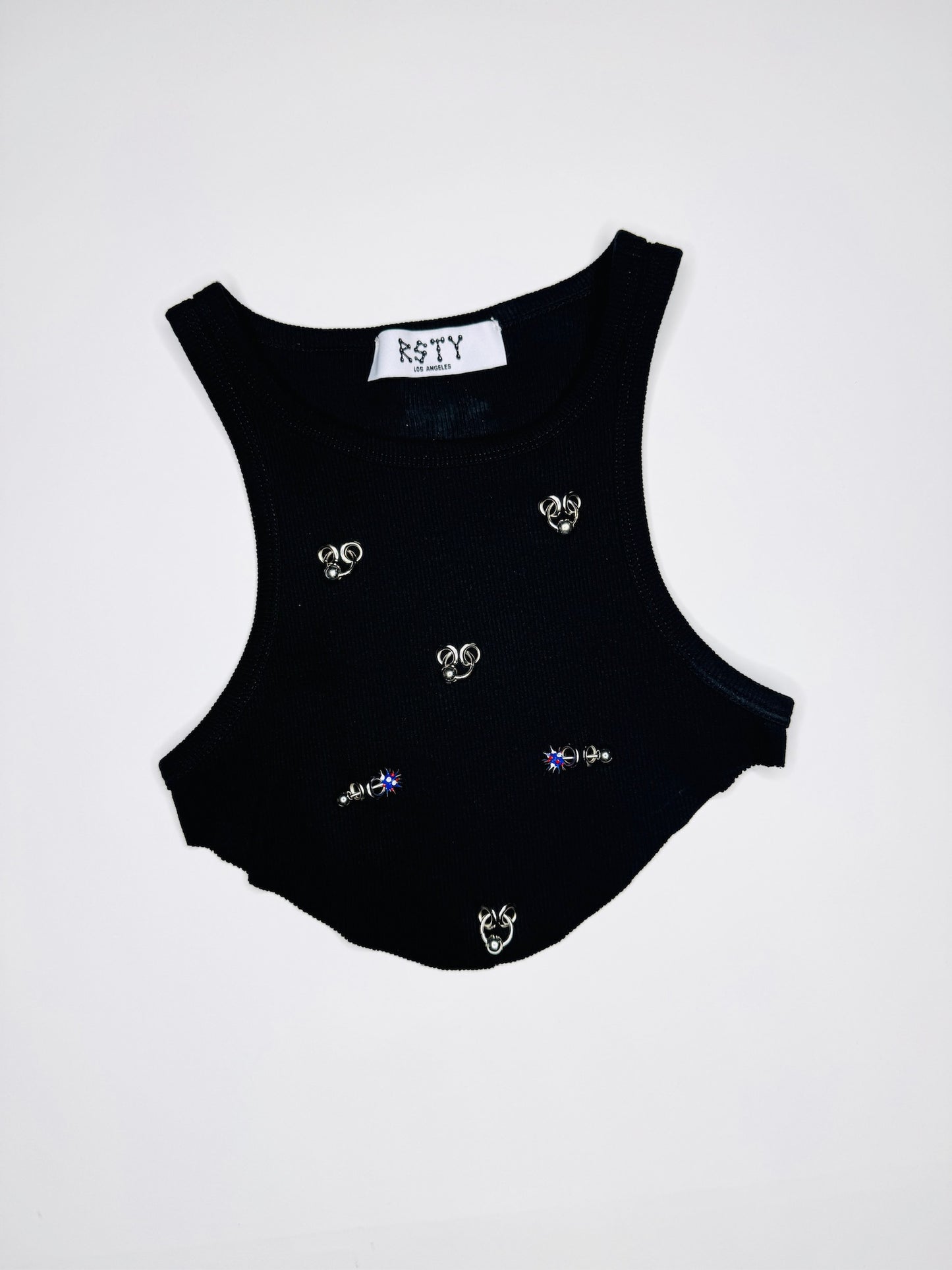 Black Cropped Tank